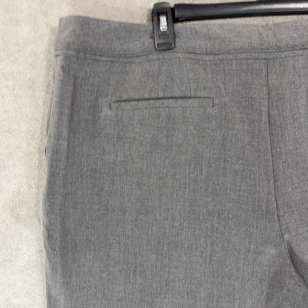 Mossimo Women's 24W Short Dress Pants Gray Career Trousers Stretch Below Waist - Picture 13 of 15